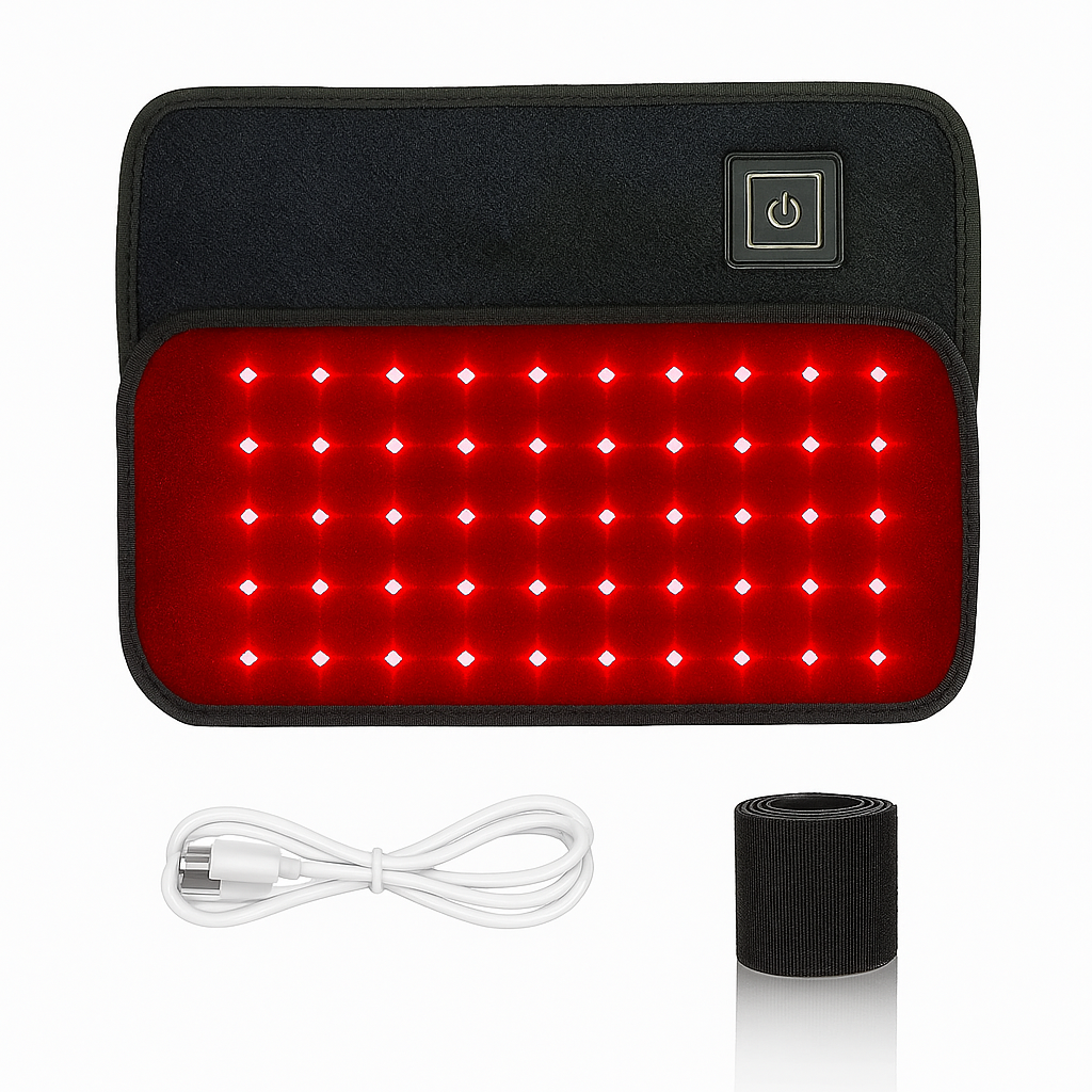 ANLT 60-LED Red & Infrared Light Therapy Belt – 660nm & 850nm Wrap for Fat Burning, Pain Relief & Muscle Recovery - ANLT