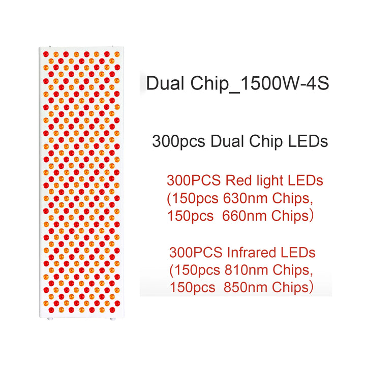 ANLT Full-Body Red Light Therapy Panel – 300W to 1500W Infrared Device with 630nm, 660nm, 810nm & 850nm Wavelengths - ANLT