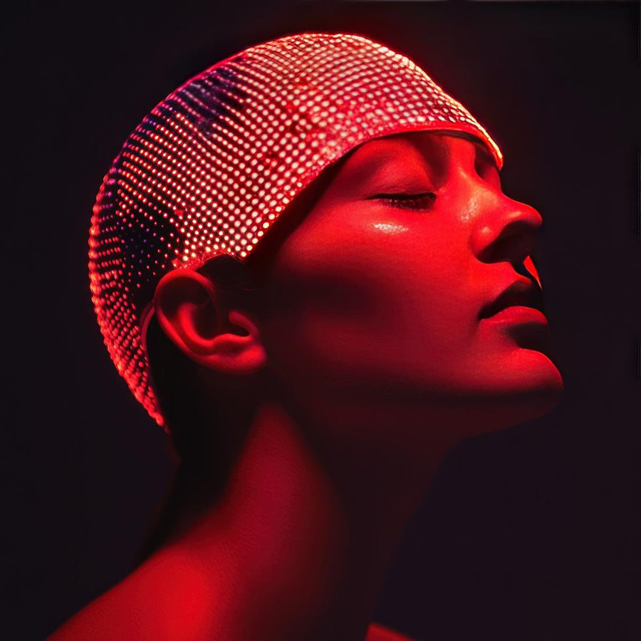 ANLT Red & Near-Infrared LED Therapy Cap – 660nm & 830nm Helmet for Hair Growth, Scalp Health & Cognitive Relaxation - ANLT