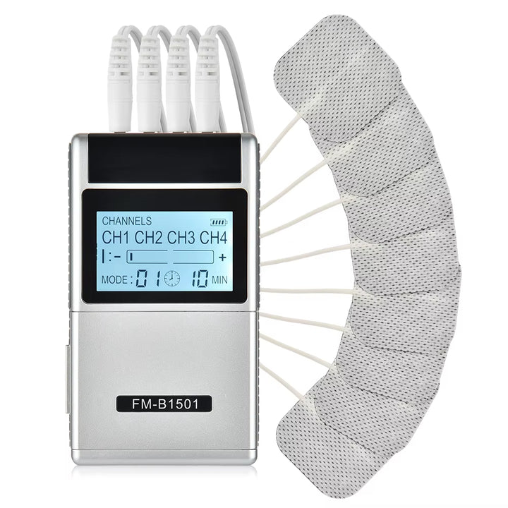 ANLT 15-Mode TENS Acupuncture Massager – Digital Pain Relief Device with 8 Electrode Pads - ANLT