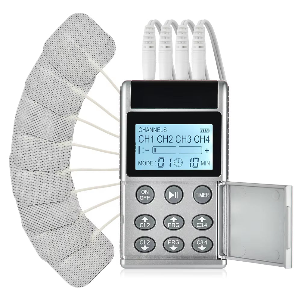 ANLT 15-Mode TENS Acupuncture Massager – Digital Pain Relief Device with 8 Electrode Pads - ANLT
