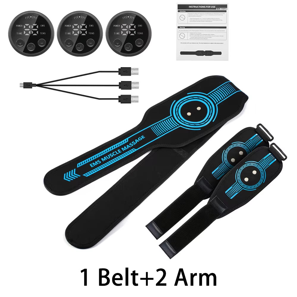 ANLT EMS Abdominal Stimulator Belt – Intelligent Muscle Training & Slimming Device (USB Rechargeable) - ANLT