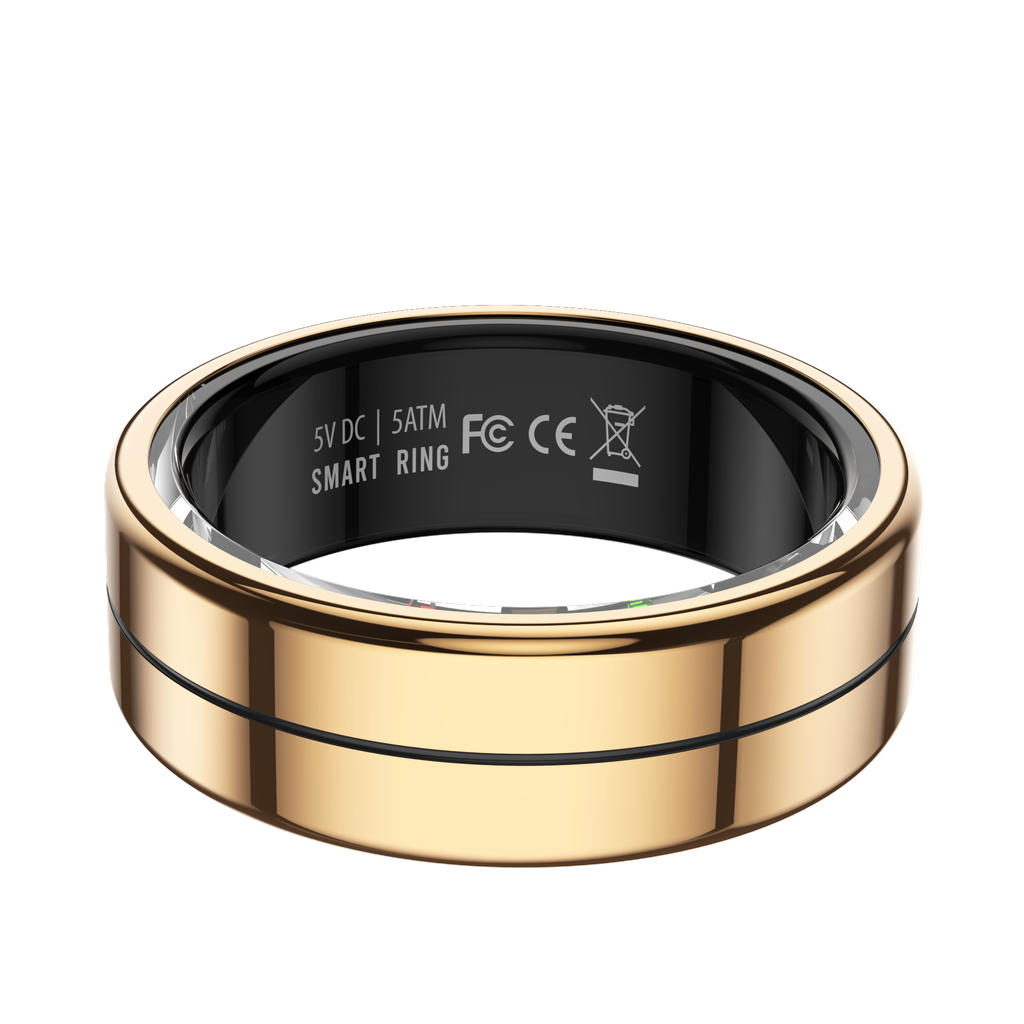 Nobu Aura Smart Ring – Wellness & Sleep Tracking Ring with HRV, Body Temperature & Heart Rate Monitor