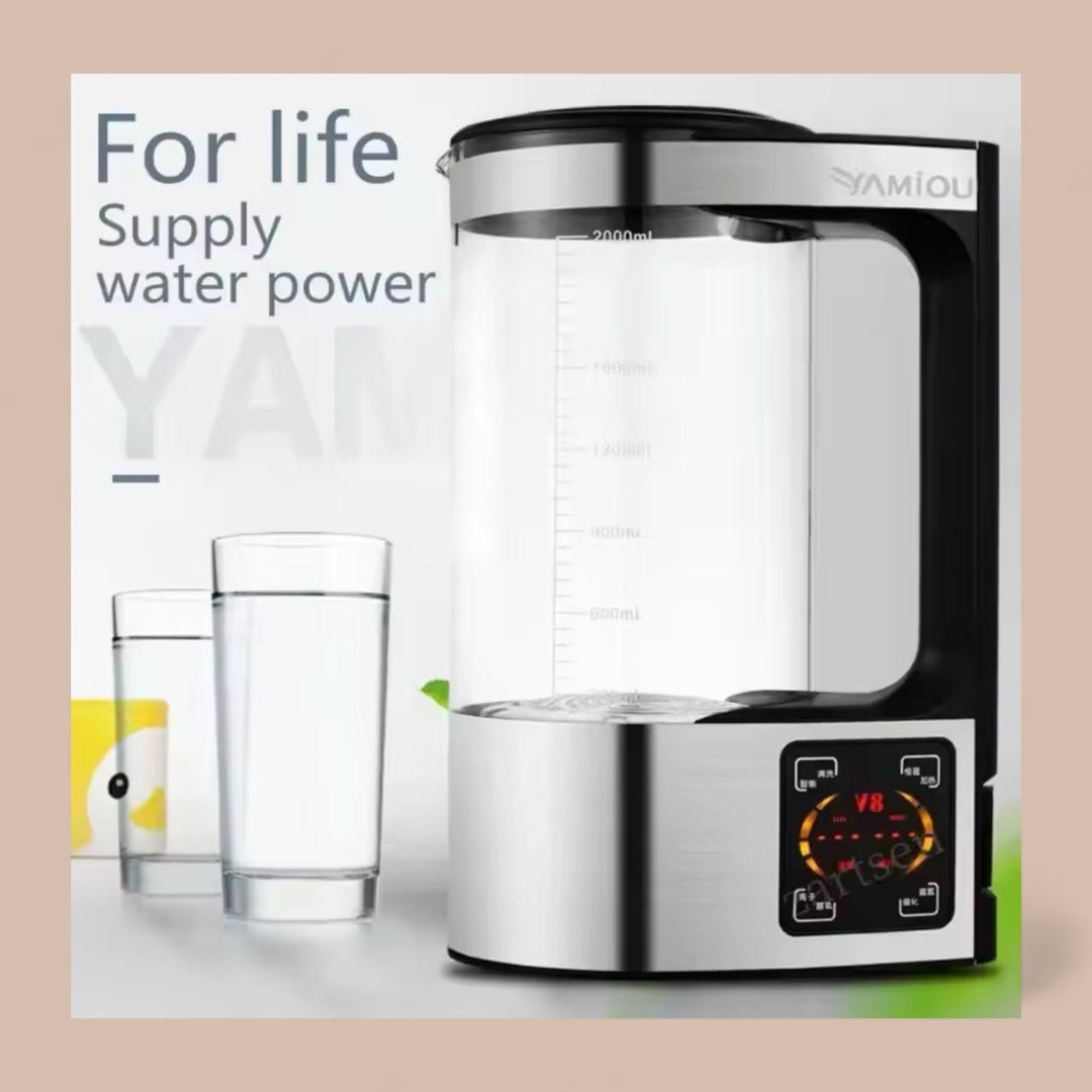 2L Hydrogen Water Bottle Alkaline Ionizer Machine