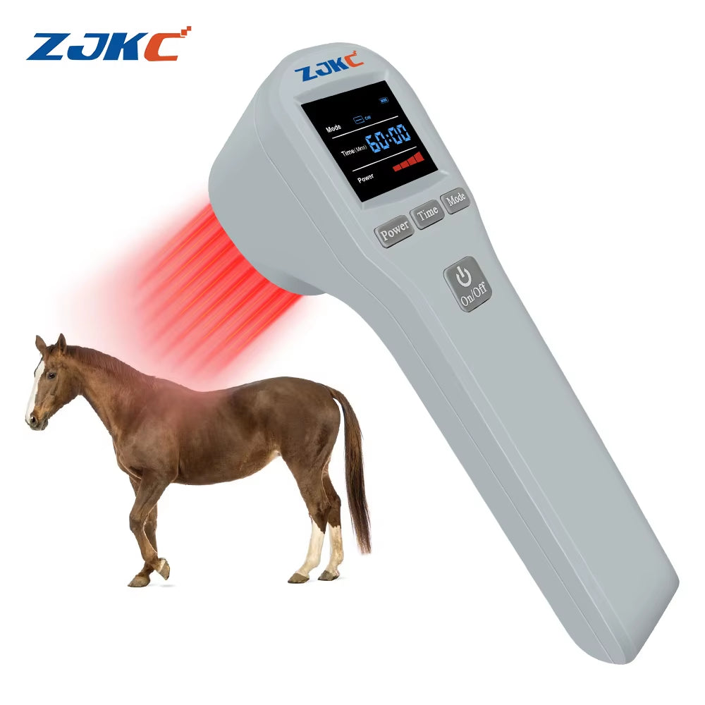 Cold Laser Therapy Vet Device for Pets 4×08Nm Red Light Therapy for Otitis Arthritis Pain Relief Home Use for Dog Cat Horse