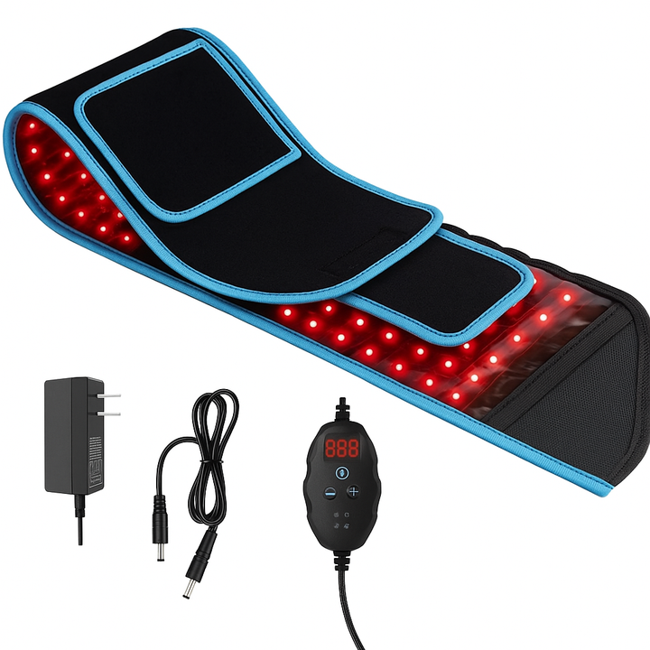 ANLT Red Light Therapy Belt – 105 LED (660nm + 850nm) for Back Pain, Muscle Recovery & Inflammation Relief