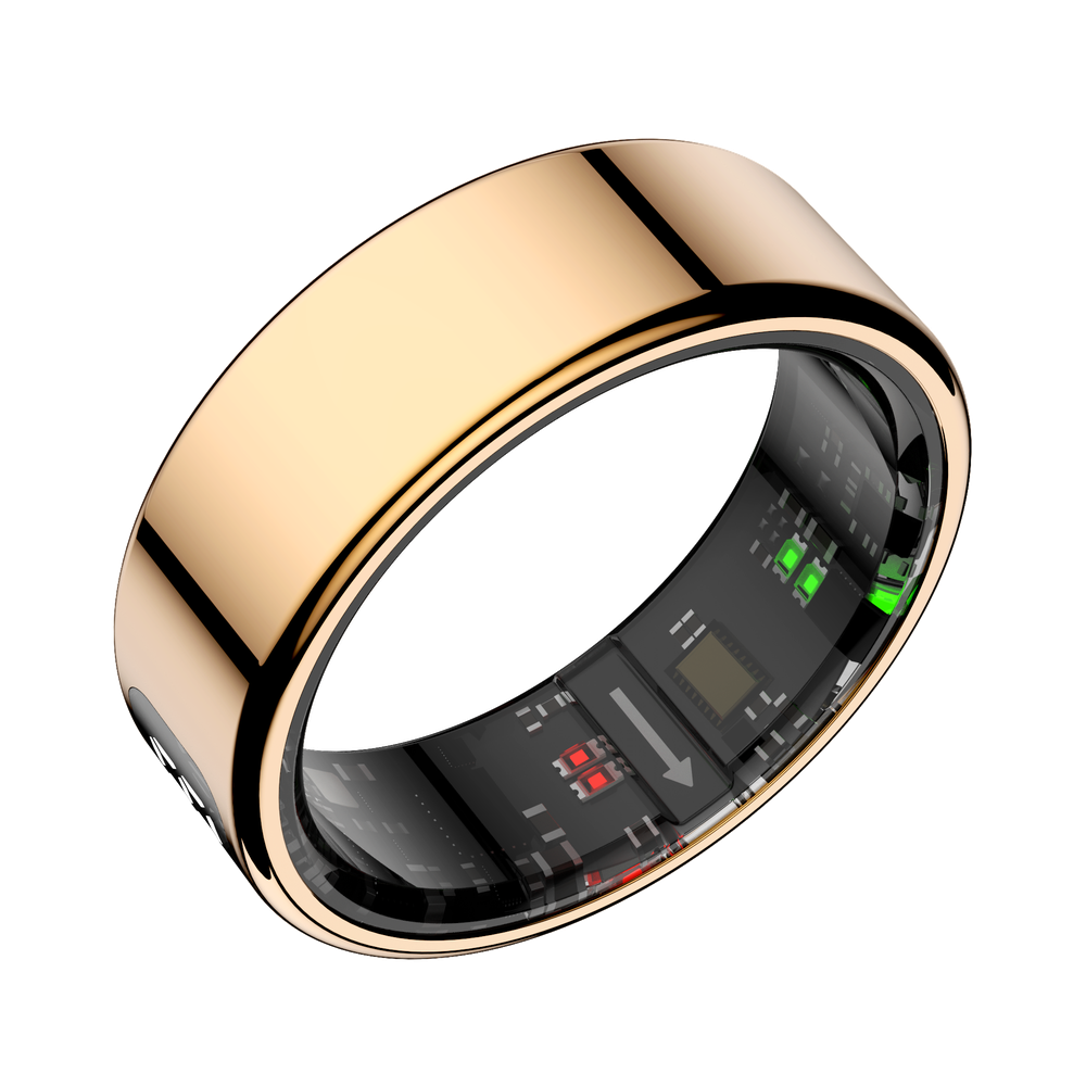 Nobu LEDA Smart Ring – Heart Rate, SpO₂ & Sleep Tracker with Gesture Control and App Integration - ANLT