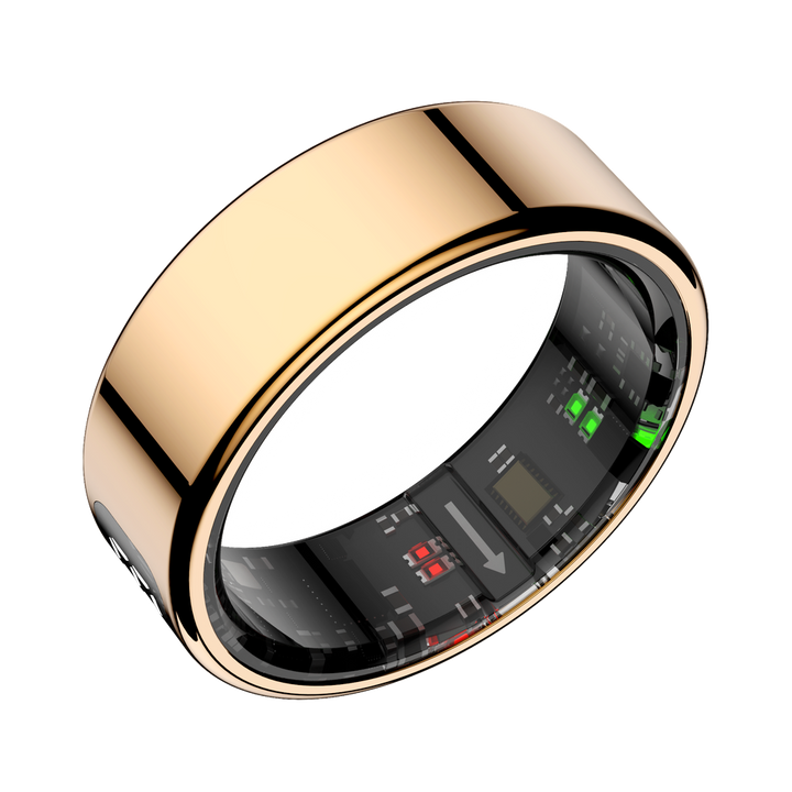 Nobu LEDA Smart Ring – Heart Rate, SpO₂ & Sleep Tracker with Gesture Control and App Integration - ANLT