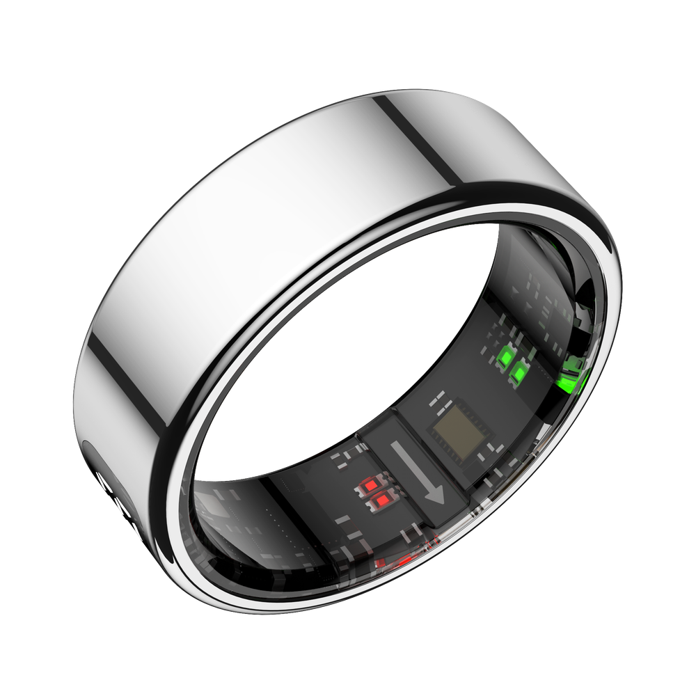 Nobu LEDA Smart Ring – Heart Rate, SpO₂ & Sleep Tracker with Gesture Control and App Integration - ANLT