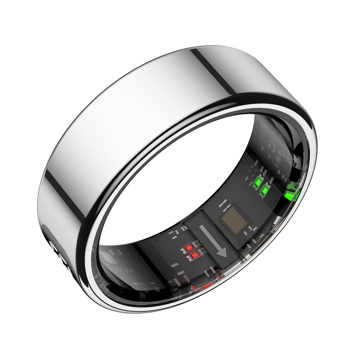 Nobu LEDA Smart Ring – Heart Rate, SpO₂ & Sleep Tracker with Gesture Control and App Integration - ANLT