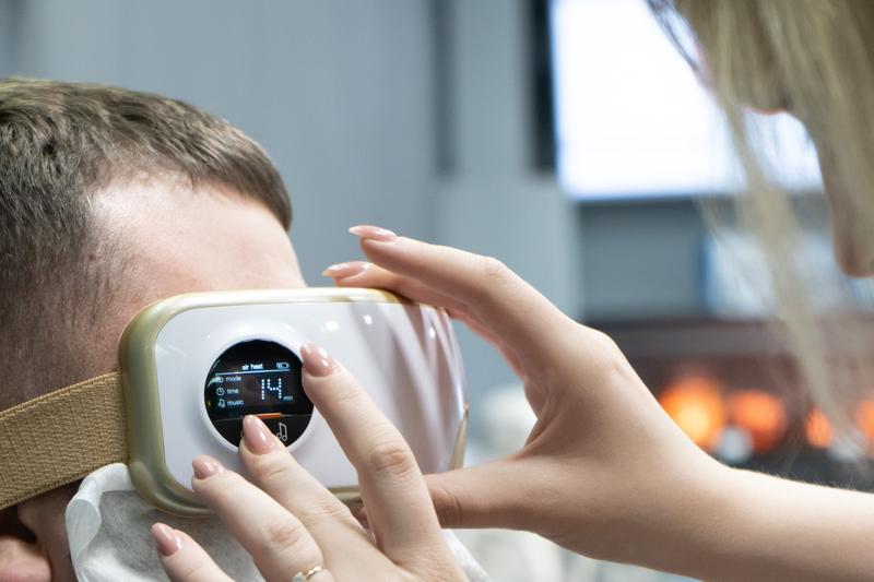 ANLT Smart Eye Massager – Heat, Vibration & Air Compression with Bluetooth Music for Fatigue & Sleep Support