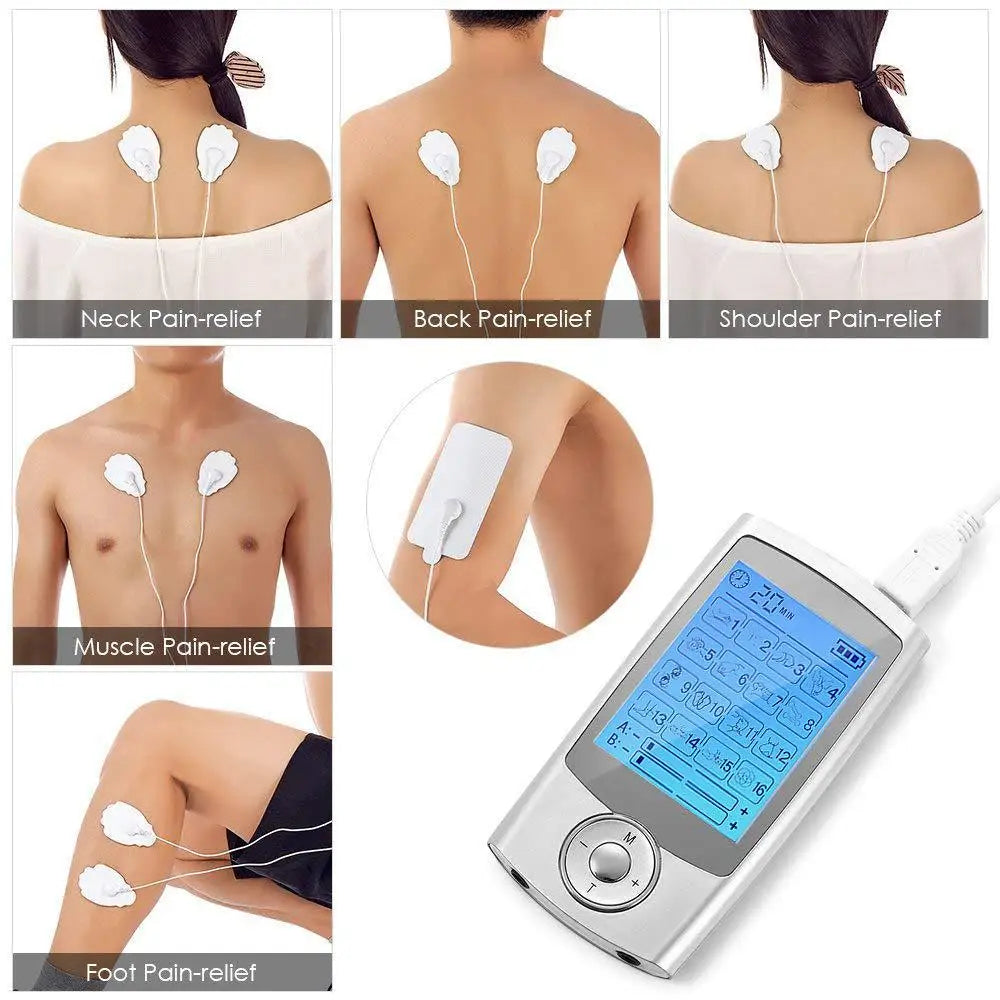 ANLT 16-Mode EMS TENS Digital Therapy Machine – Muscle Stimulator & Body Slimming Massager - ANLT