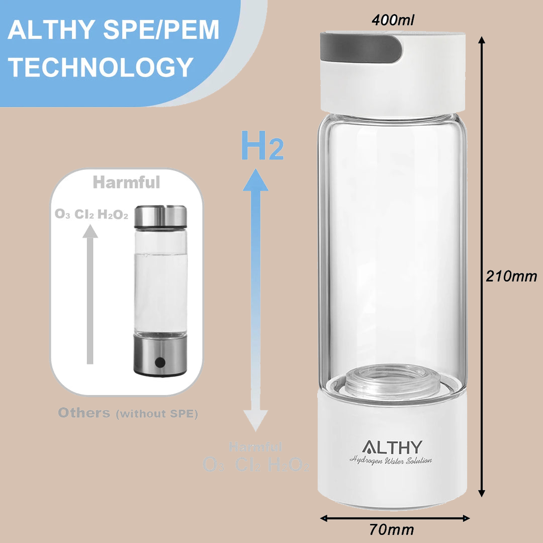 Althy Hydrogen-Rich Water Generator Bottle