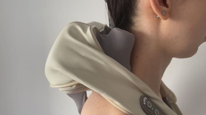 ANLT USB Rechargeable Massage Shawl – 3D Kneading Massager for Neck, Shoulders & Back Pain Relief