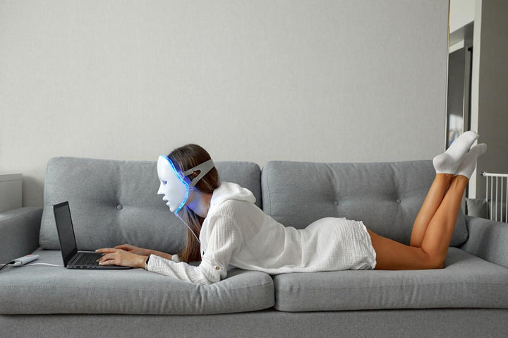 ANLT 7-Color LED Facial & Neck Light Therapy Mask – Skin Tightening, Lifting & Anti-Aging