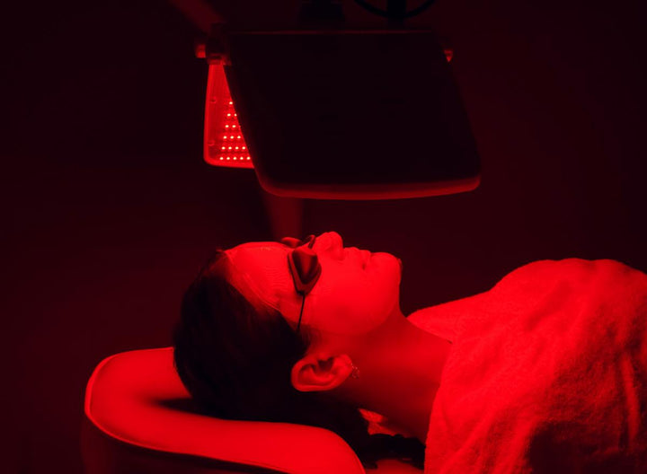 ANLT 30W LED Red & Infrared Therapy Lamp with Stand – 660nm & 850nm Adjustable Light for Muscle Pain & Skin Rejuvenation